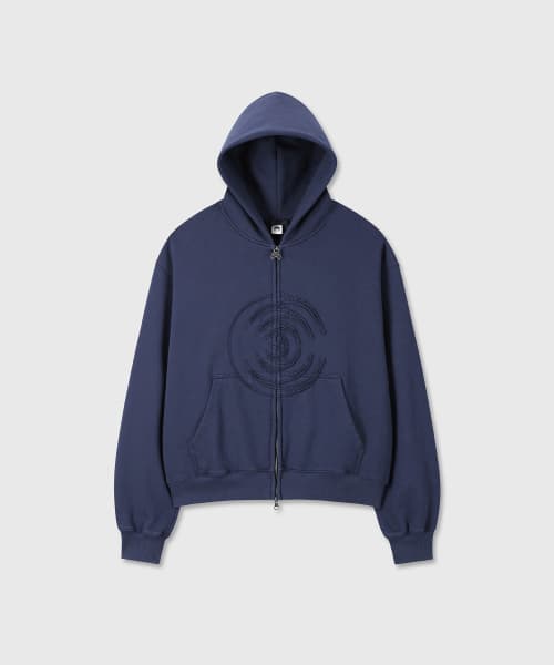 D.M.Y LOGO HOOD ZIP-UP (NAVY)
